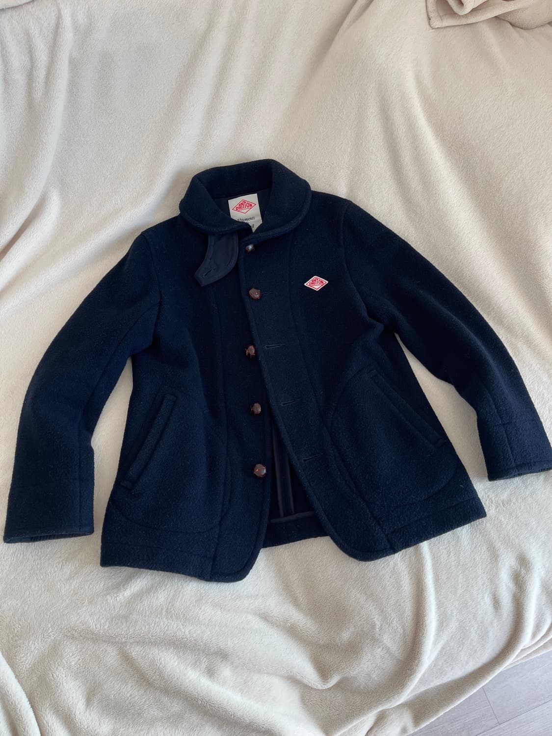 단톤 울자켓 36 네이비 상품이미지1