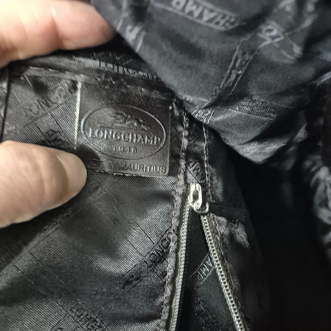 롱샴 로조 크로커다일 패턴 토트백 상품이미지10