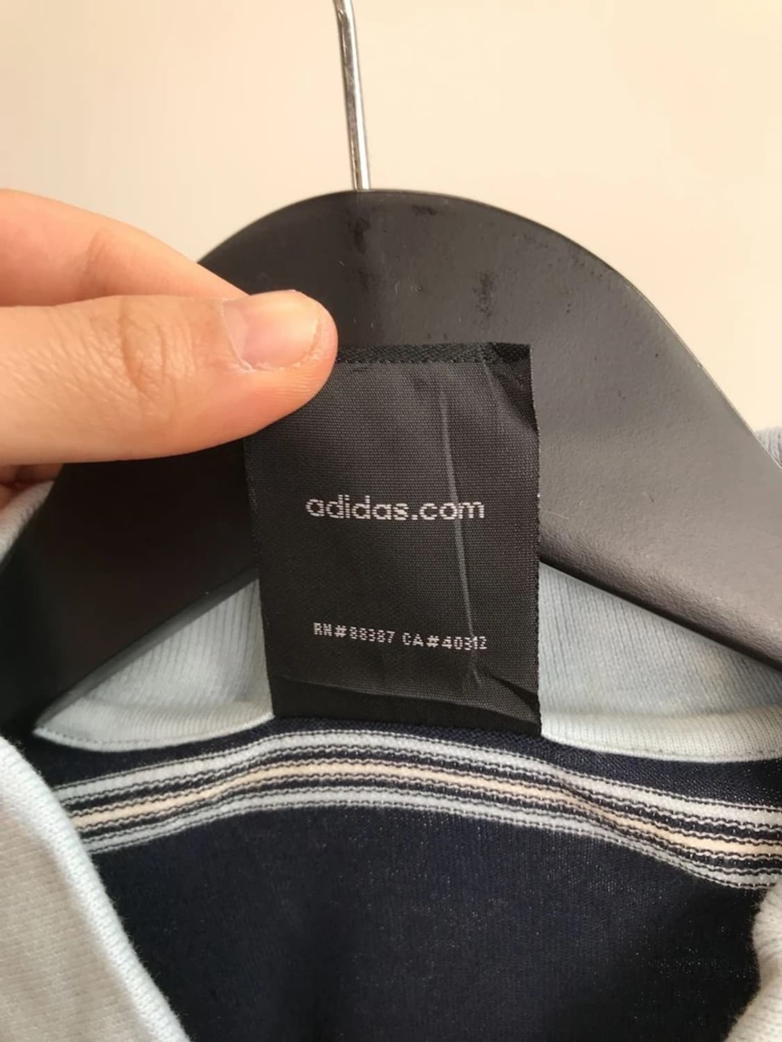 Adidas Navy Stripe Polo Shirt Classic 상품이미지8