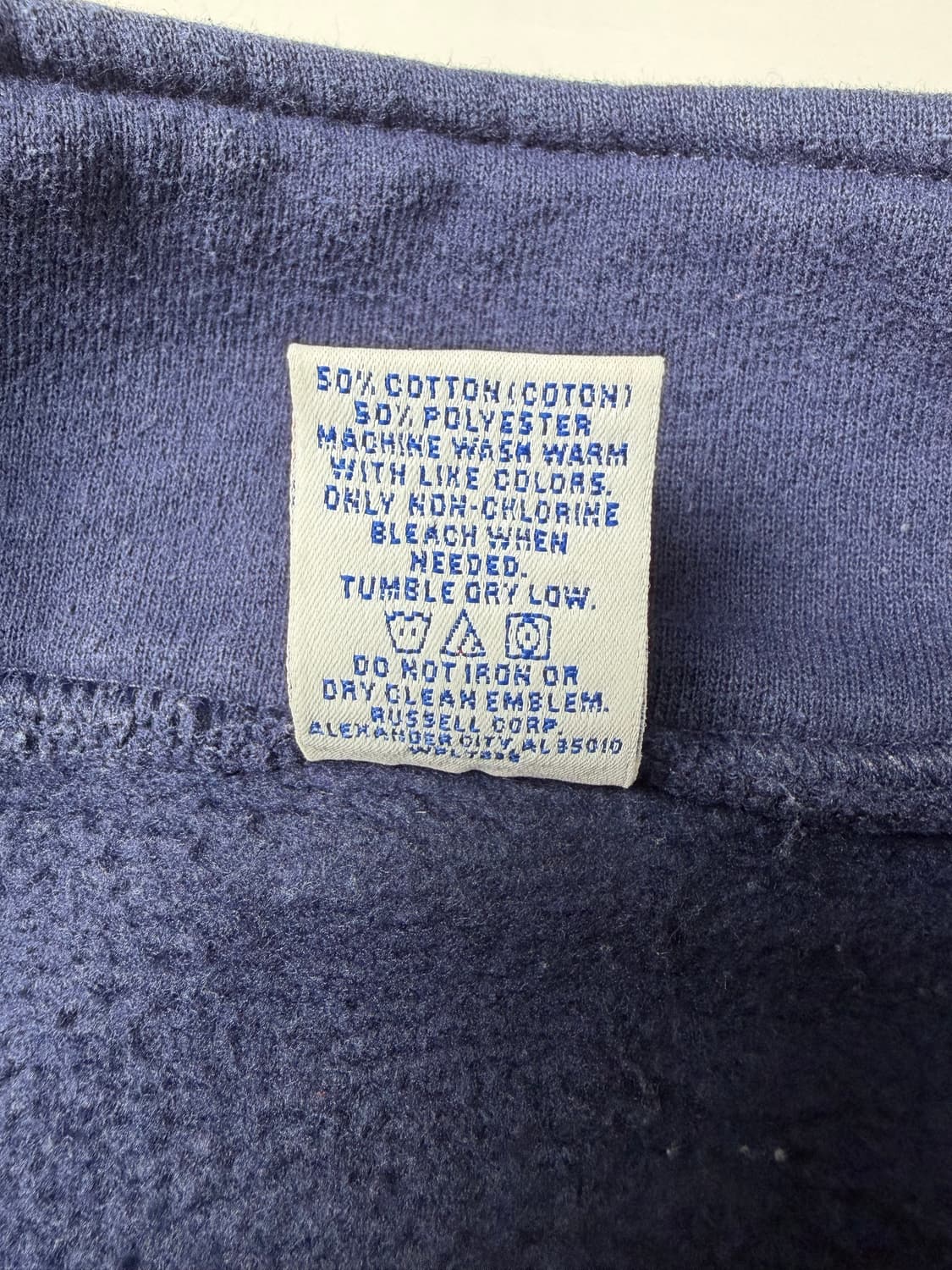 90s Russell Quarter Zip Sweatshirt (navy 상품이미지4