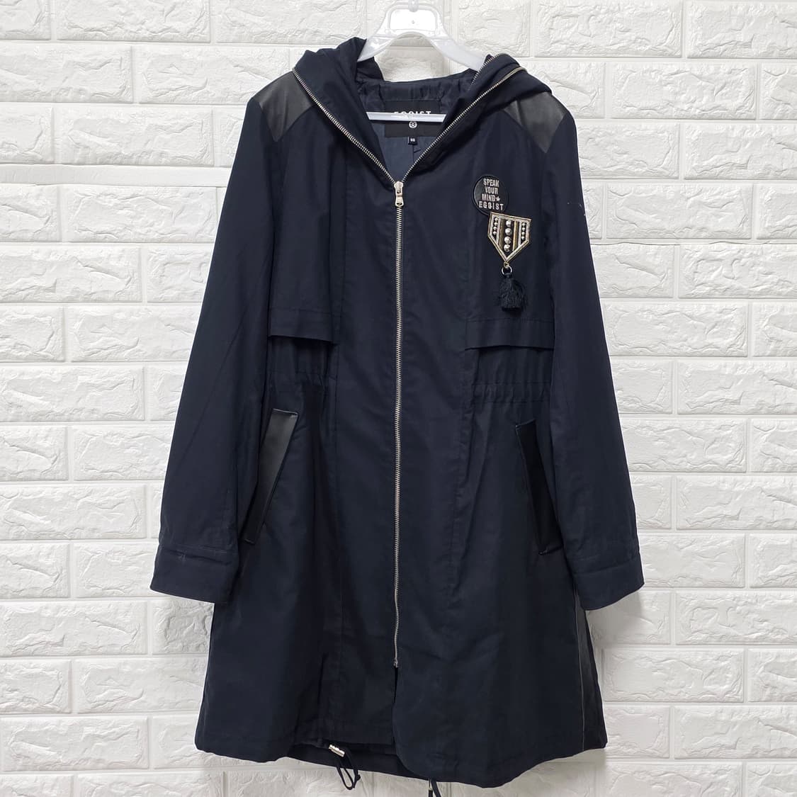 택포// 에고이스트 여성 후드 코트 네이비 M 상품이미지1