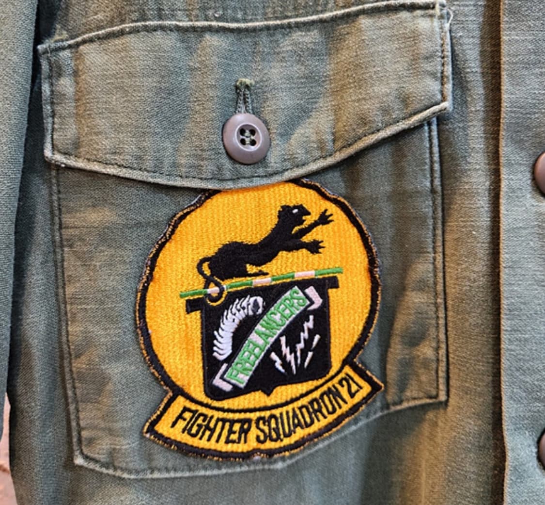 80s 미군 US NAVY 빈티지 카라 미해군 반팔 셔츠 상품이미지3