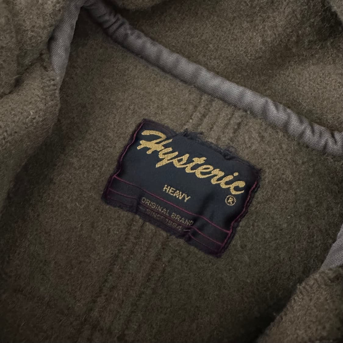 히스테릭글래머 hysteric glamour 후드 울 코트 상품이미지7