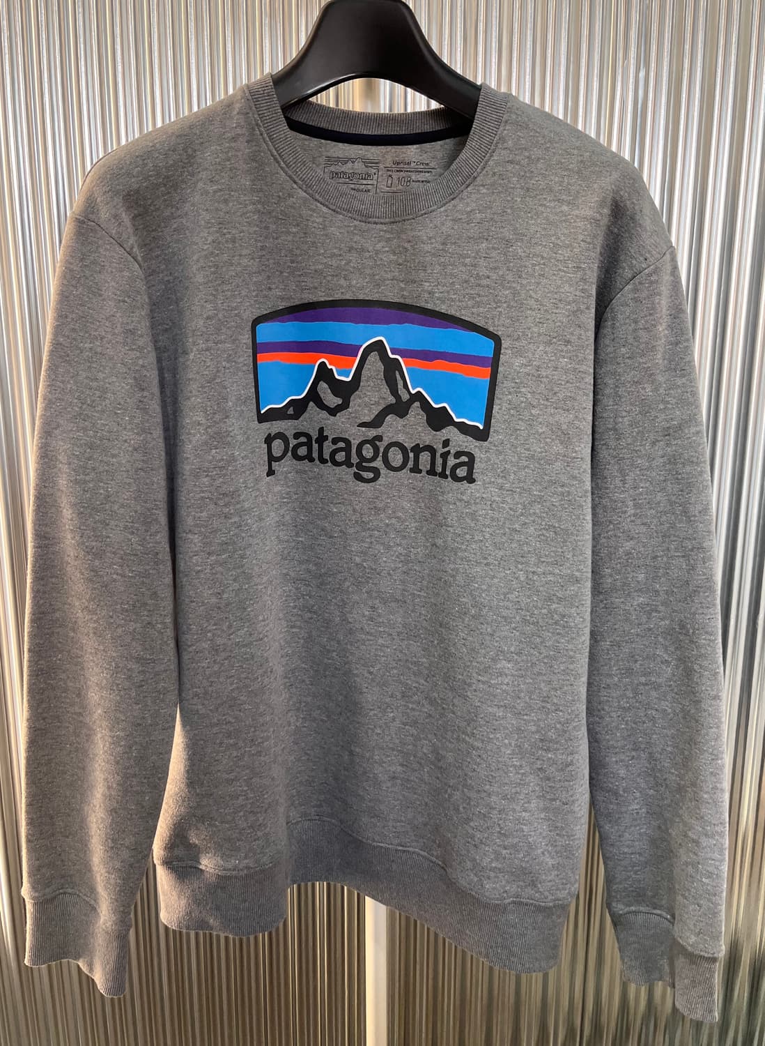 파타고니아 업라이절 크루 맨투맨 그레이 L 상품이미지2