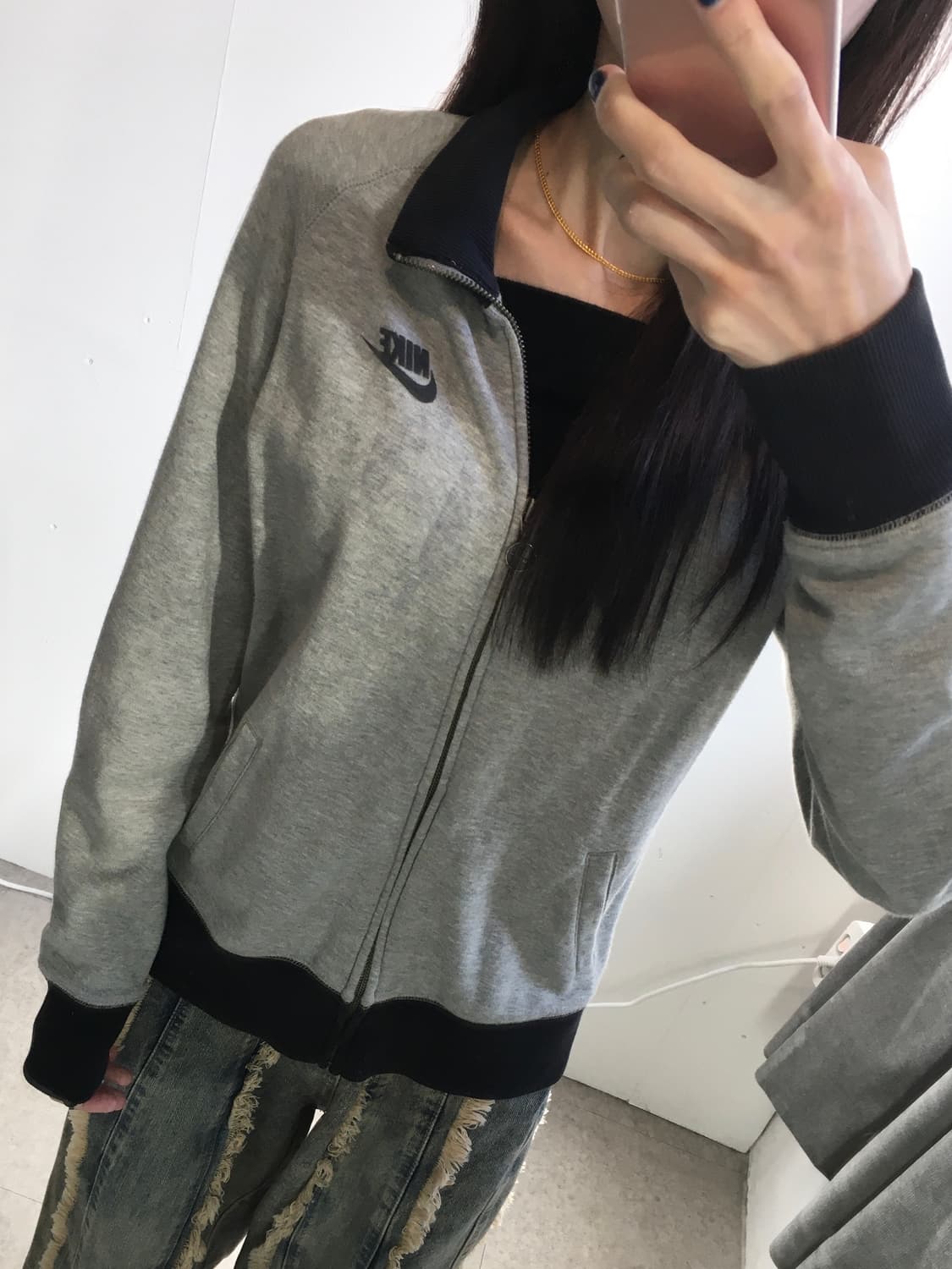 나이키 퓨추라로고 코튼집업 상품이미지1