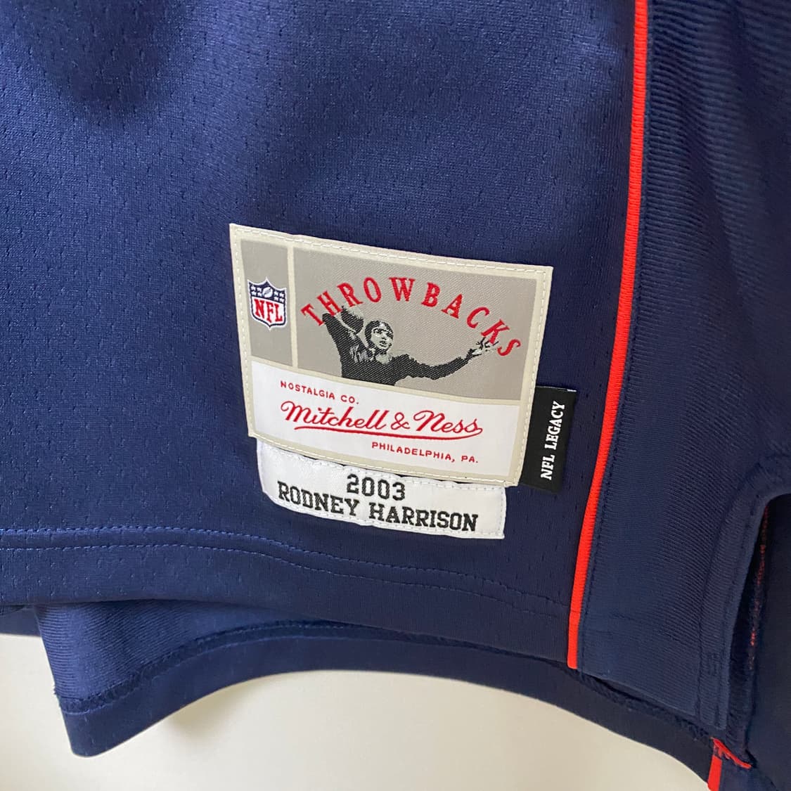 [ L ] 미첼앤네스 NFL 패트리어츠 어센틱 져지 상품이미지2