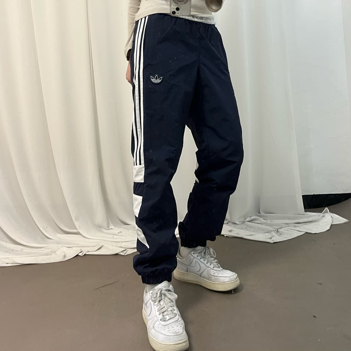 Adidas Navy Firebird Nylon Woven Pants  상품이미지2
