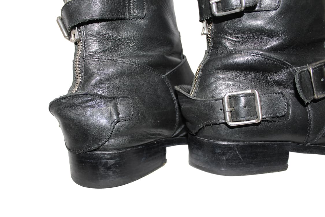 2000s JAPAN 스트랩 레더 부츠 상품이미지4
