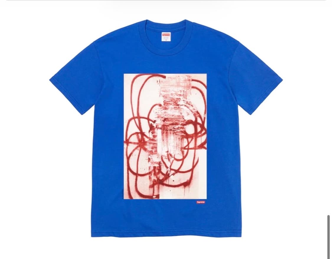 (M)슈프림 21FW Christopher Wool 티셔츠 로얄 상품이미지1