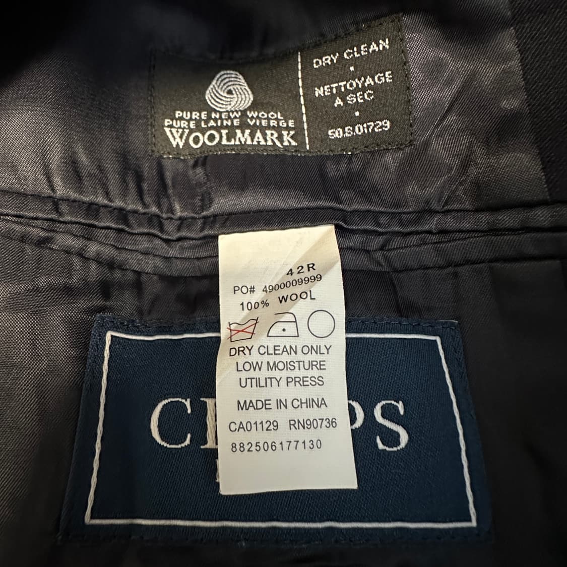 CHAPS RALPH LAUREN gold button blazer 상품이미지4