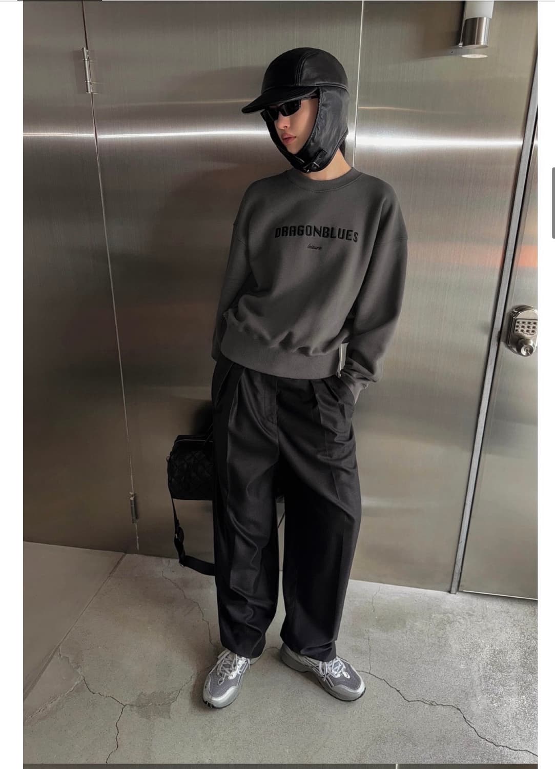 새상품) 드래곤블루스 레더 에비에이터 햇 트루퍼햇 가죽 귀달이 모자리 상품이미지9