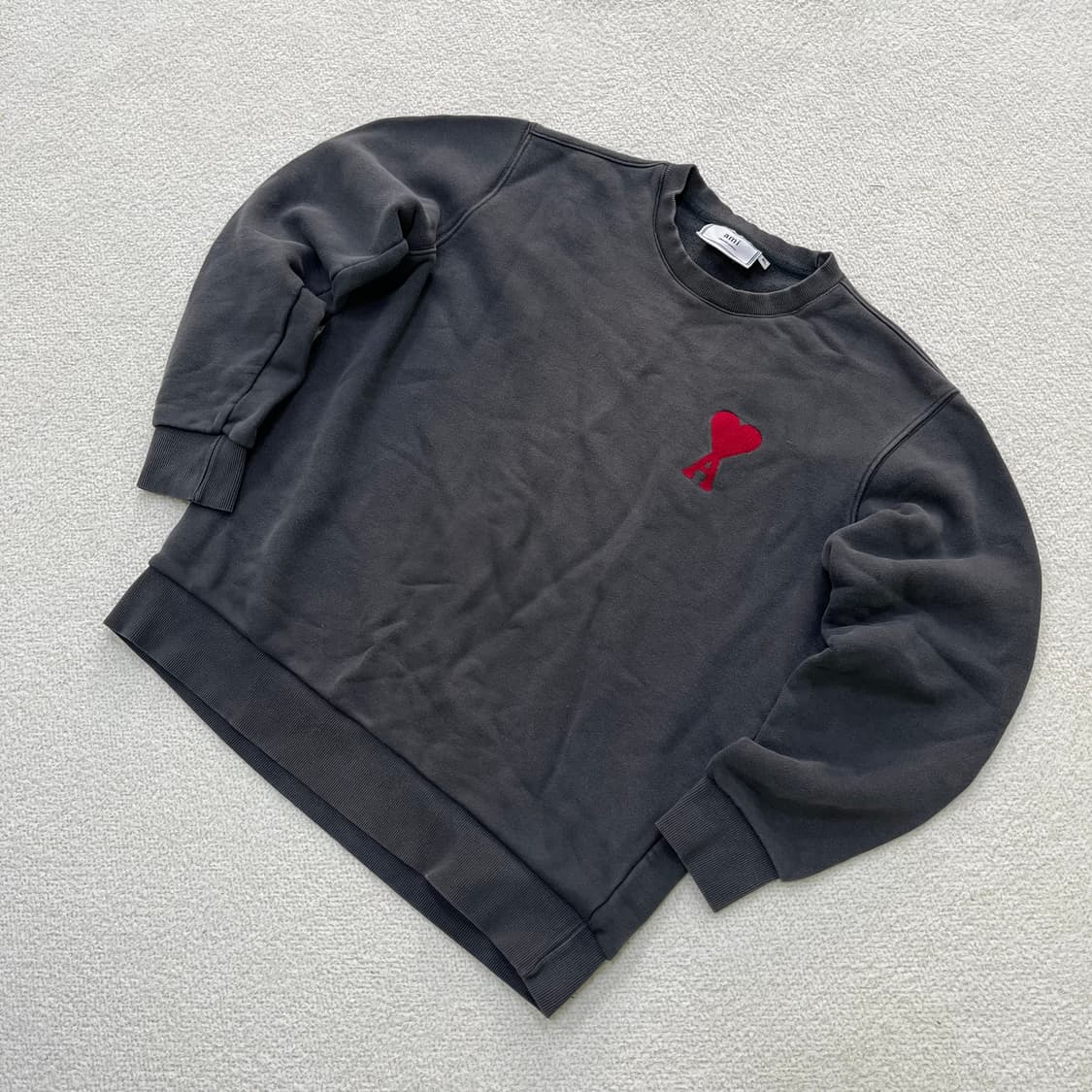 XL 빈티지 하트로고 맨투맨 0317M 상품이미지1