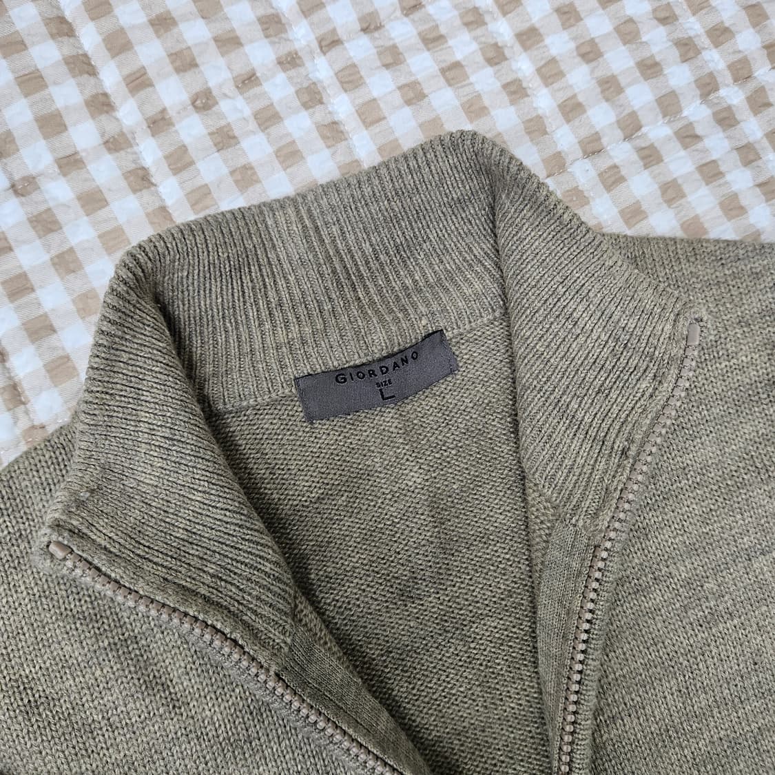 지오다노 니트 풀집업 가디건 남자100(2벌가격) 상품이미지3