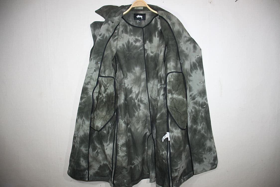 Stussy 스투시 다이드 트렌치 코트(L) 상품이미지6