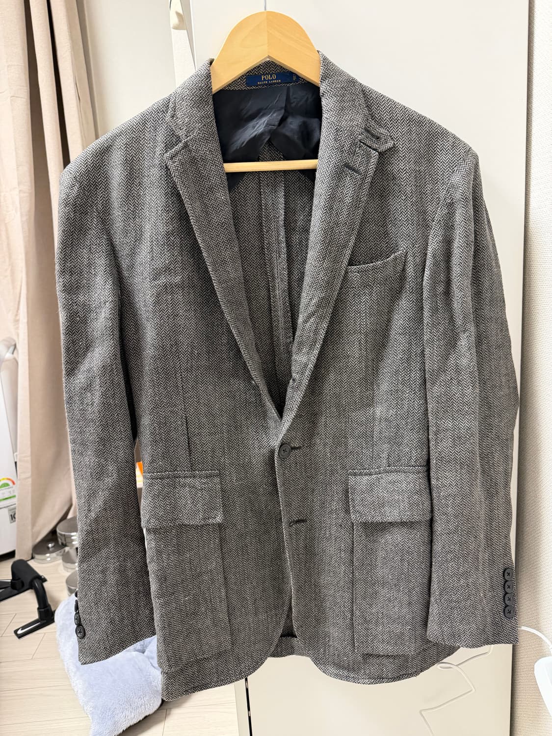 폴로 랄프로렌 린넨 헤링본 스포츠코트 38s  상품이미지2