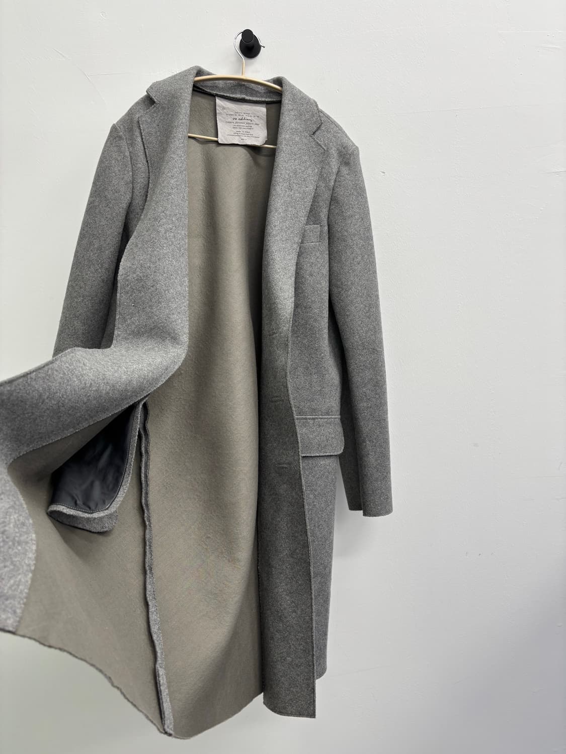 no editions(노 에디션) 이탈리아 클래식 맨 코트 상품이미지1