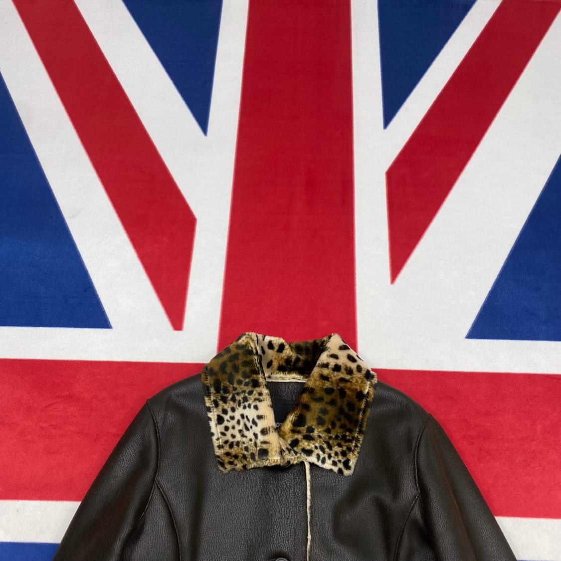 빈티지 레더코트 실측 여성55-66 상품이미지2