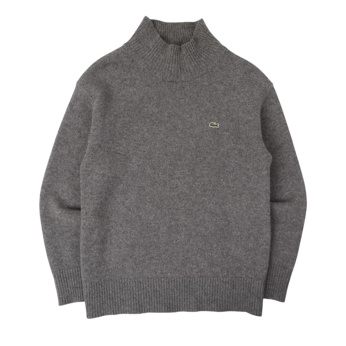라코스테 그레이 모크넥 울 니트 상품이미지1