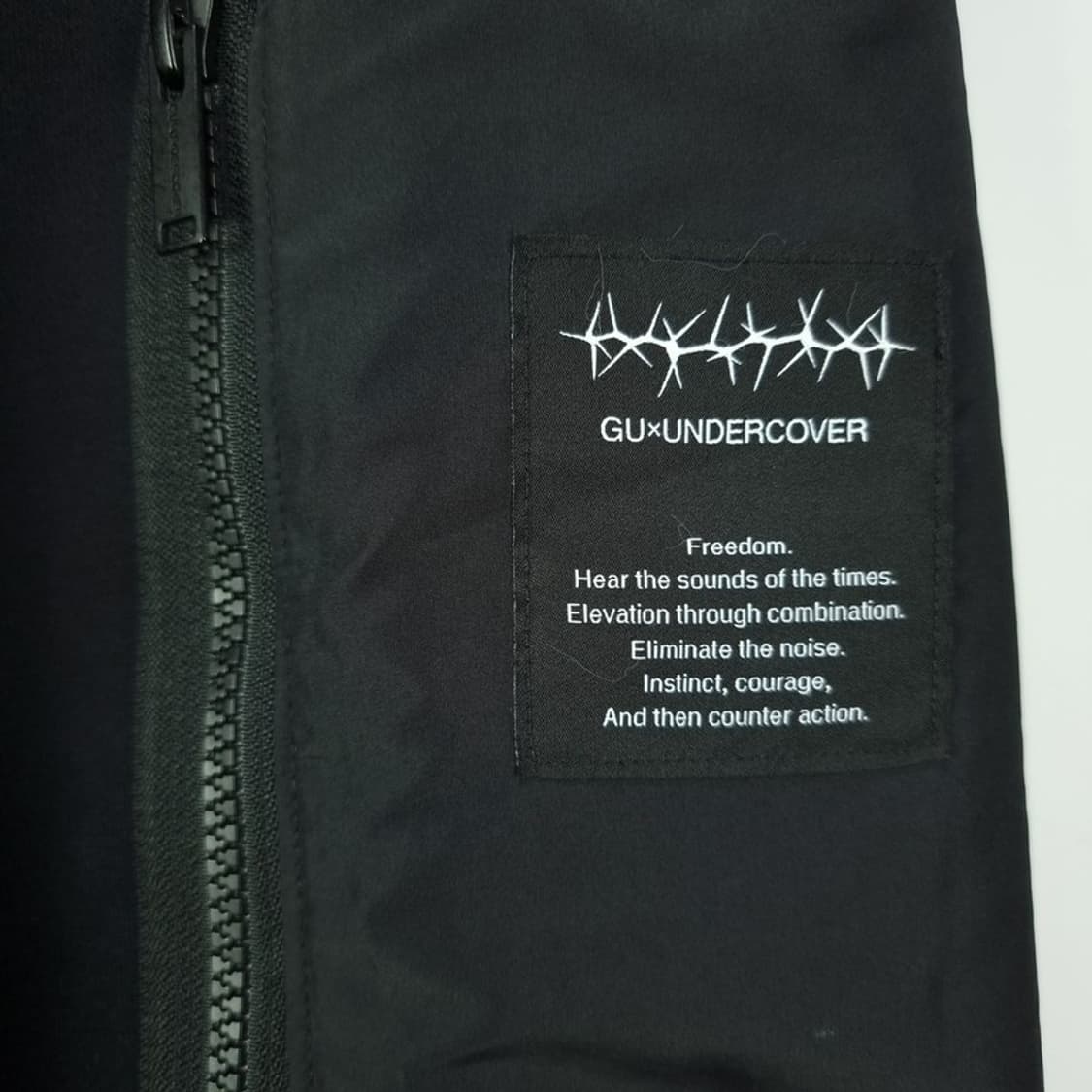 [지유 X 언더커버] 스웻 조거 팬츠 블랙 M20092 상품이미지8