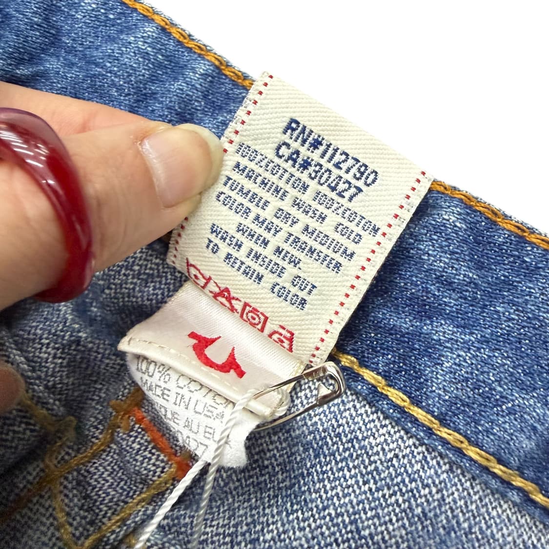 트루릴리젼 데미지 중청 부츠컷 팬츠 상품이미지9