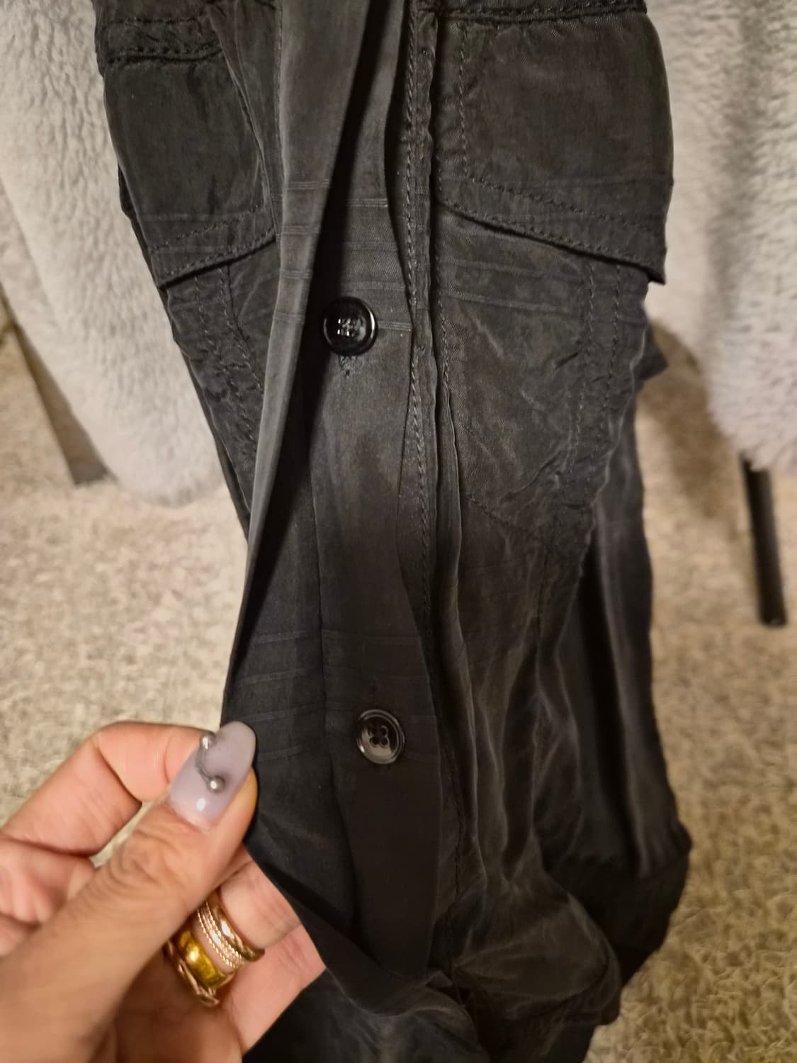 ALEXANDER  WANG  실키 반바지 " 점프수트 " 상품이미지7