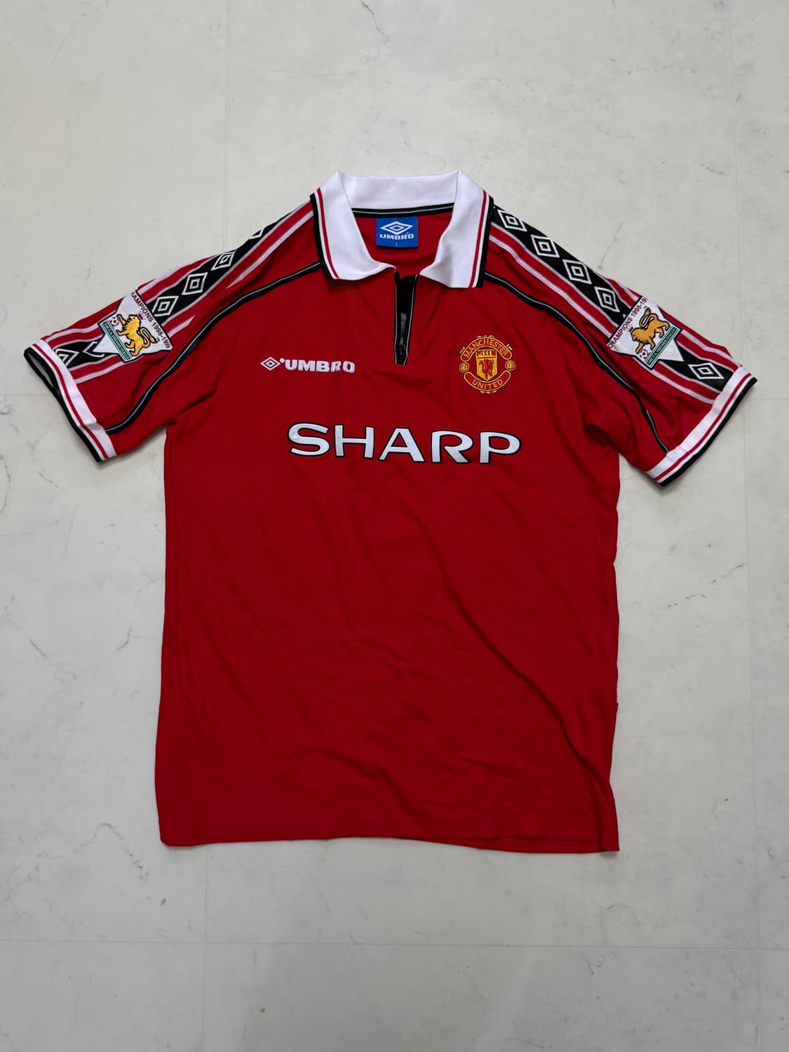 맨유 데이비드 베컴 유니폼 98 00 트레블 시즌 상품이미지1