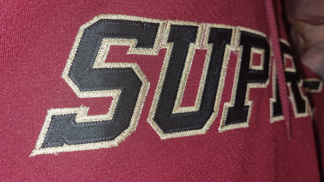 슈프림 SUPREME 하키 져지 유니폼 후드 버건디 XL 상품이미지5