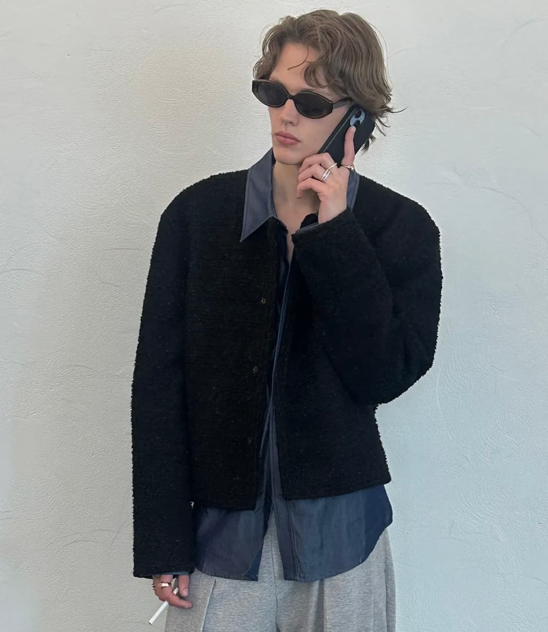 엘무드 셀러브리티 트위드 자켓 상품이미지1