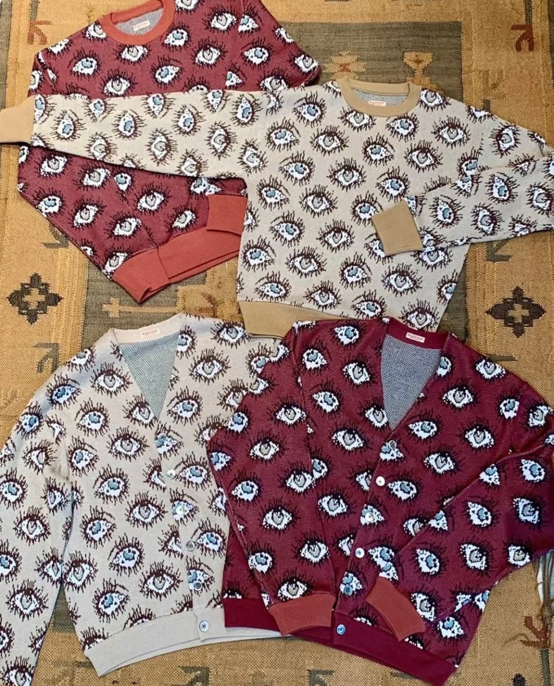 캐피탈 8G 자카드 니트 스피크이지 패턴 상품이미지5