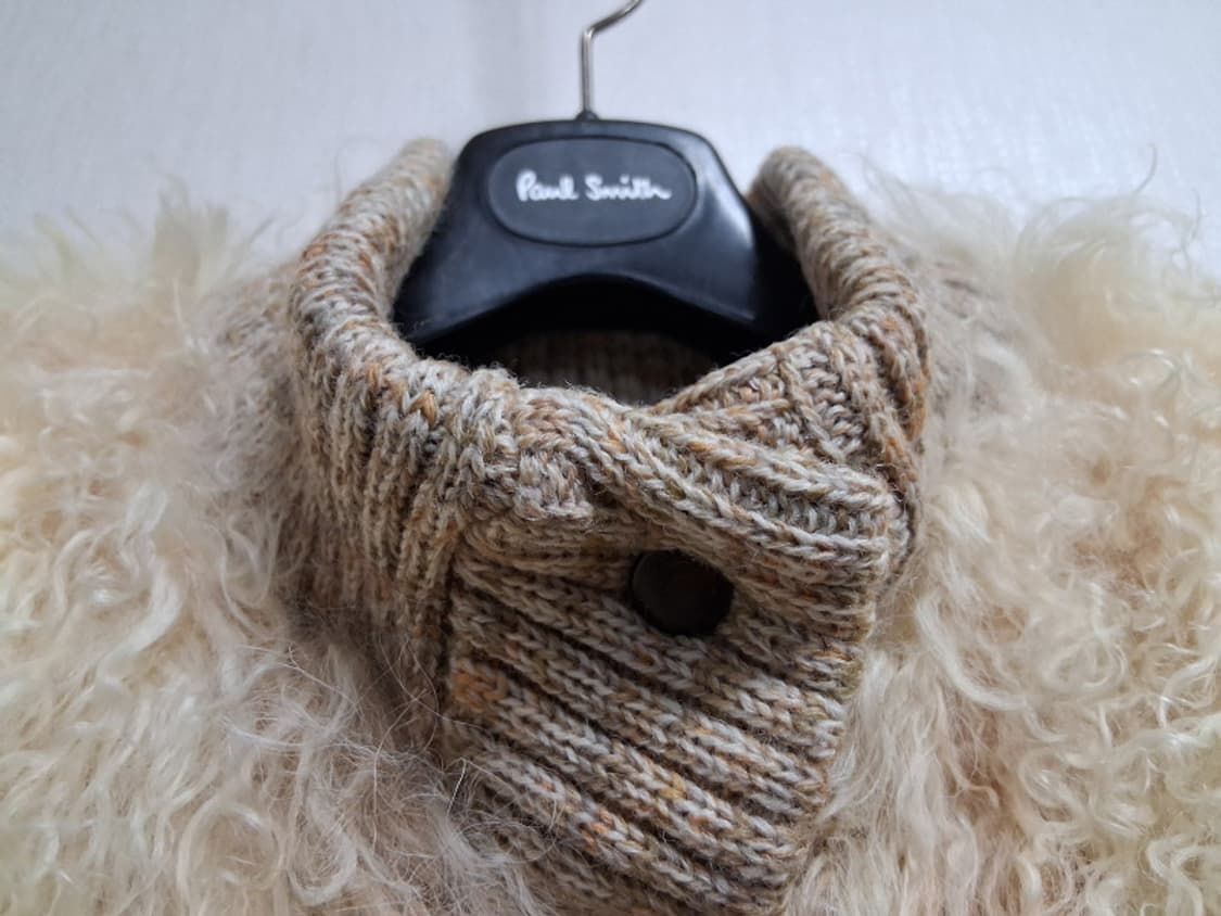 일본빈티지 꼬불이 양털조끼 순모울니트배색 가오리루즈핏 66
원산지 일본  상품이미지5