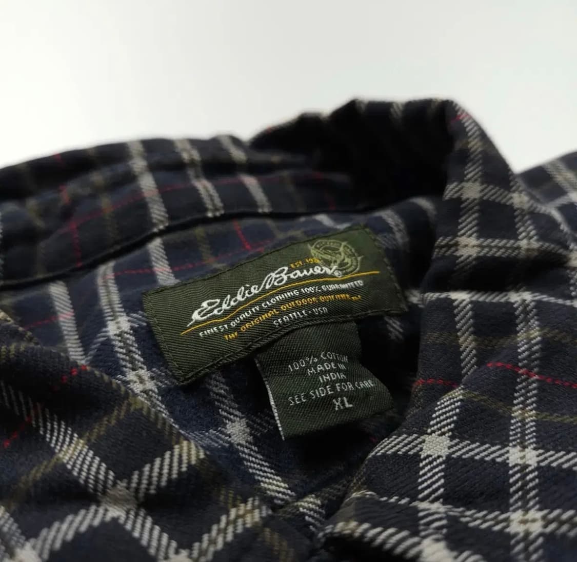 에디바우어 USA 아메카지 타터솔 체크 셔츠 (XL) 상품이미지5