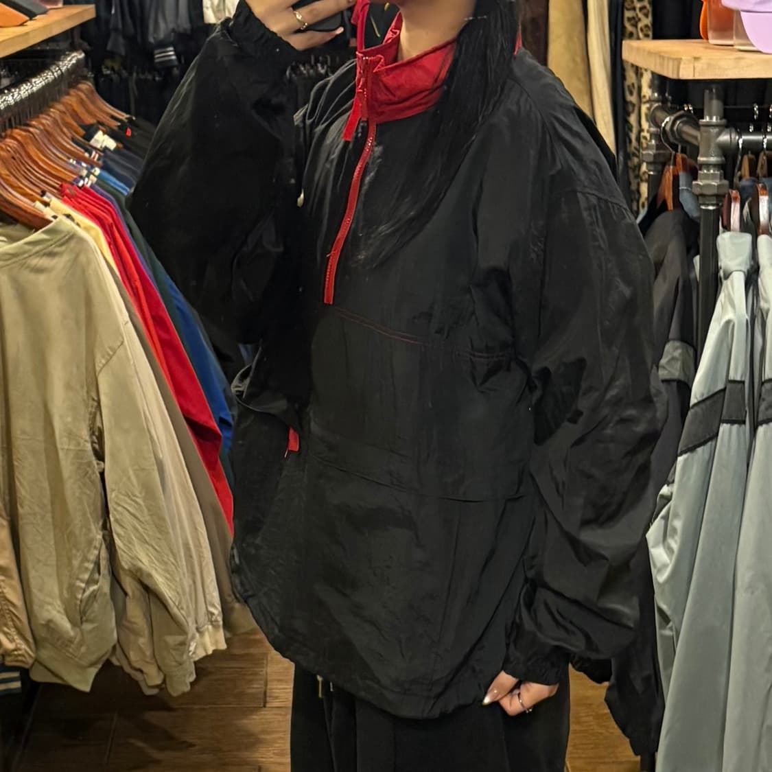 [HI] Nike 나이키 반집업 바람막이 블랙 상품이미지3