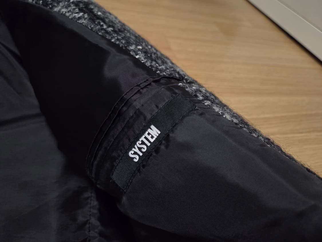 시스템 옴므 트위드 오버 코트 상품이미지6