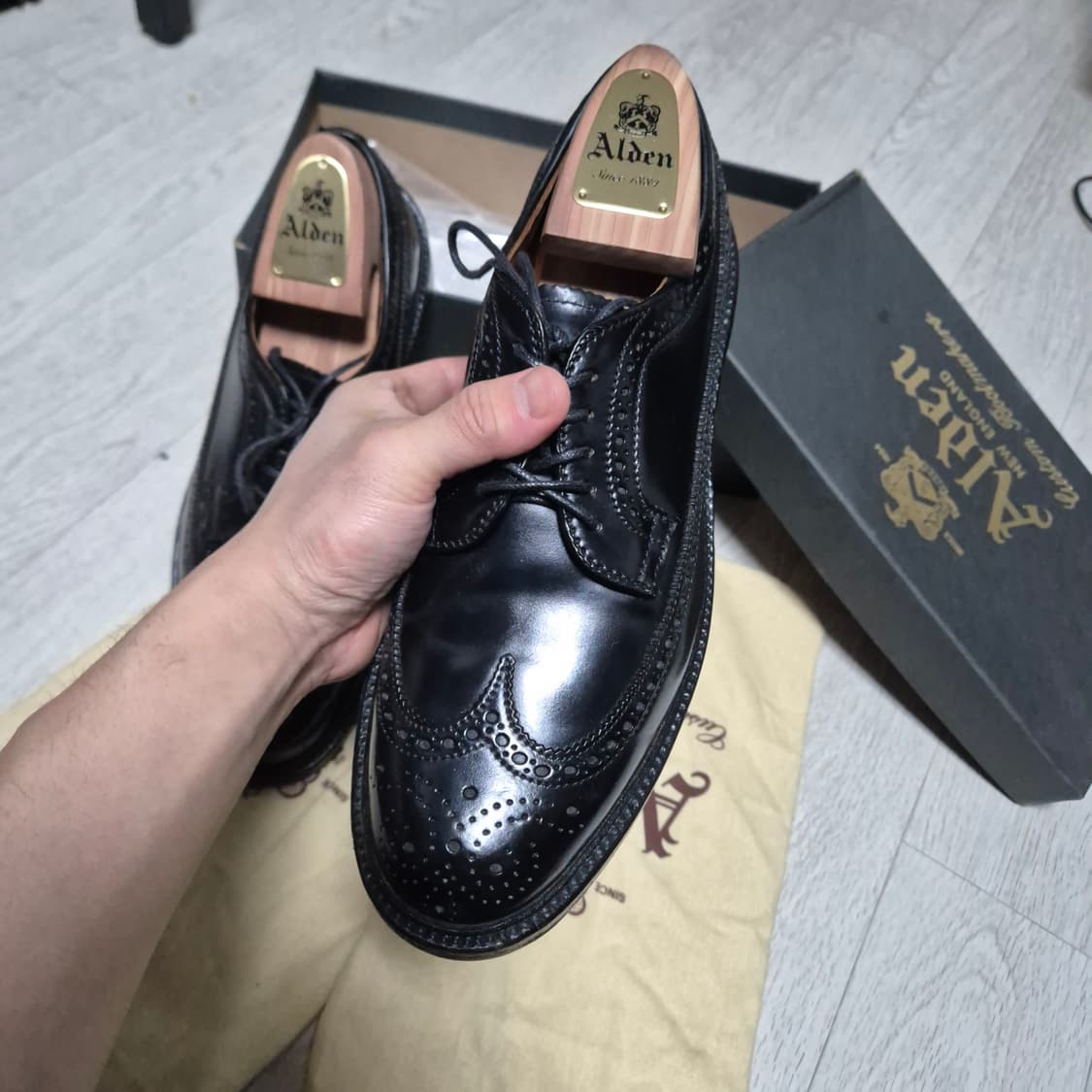 [7.5D] 알든 9751 롱윙팁 코도반/ 크로켓앤존스 에드워드그린 버윅 상품이미지2