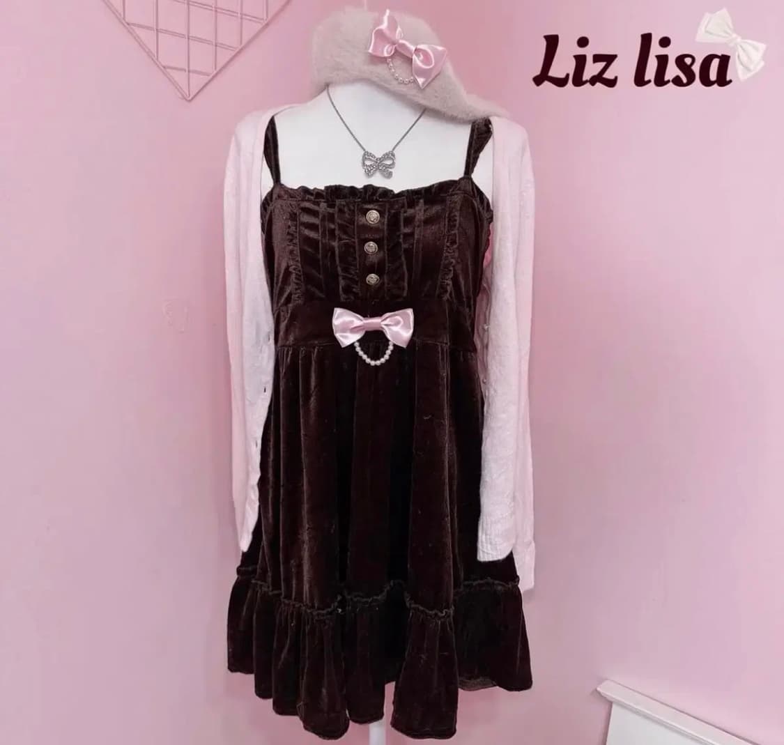 [급전] 리즈리사 초코딸기 원피스 상품이미지1