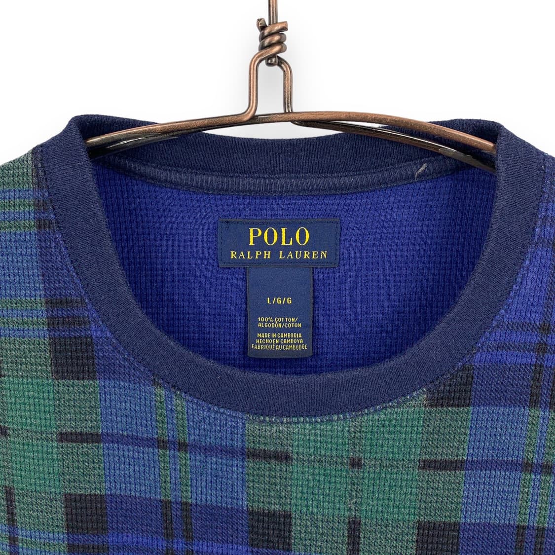 폴로랄프로렌 포니로고 체크패턴 롱슬리브 상품이미지5