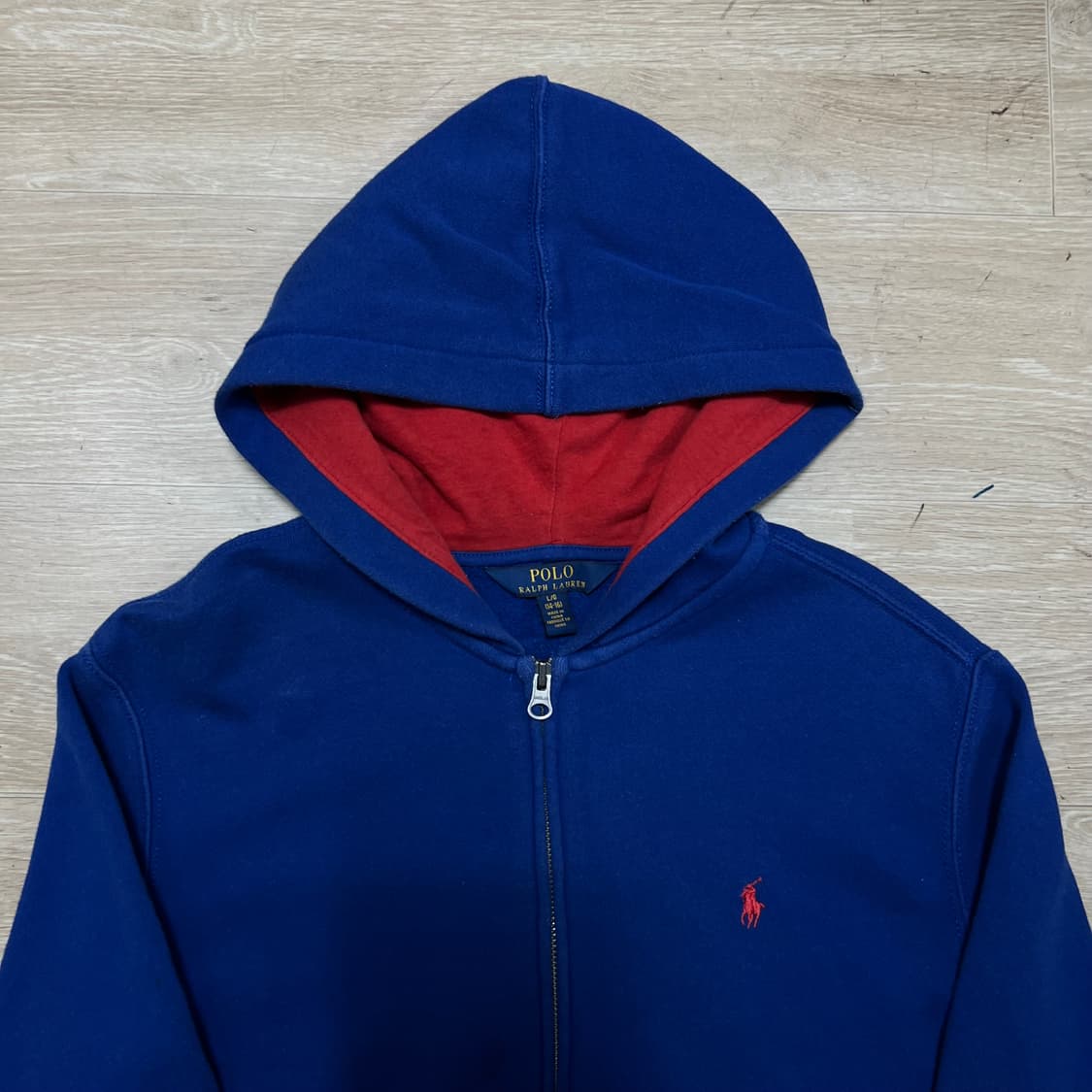 폴로 랄프로렌 키즈 후드집업 [블루] L(14-16)/100 상품이미지2