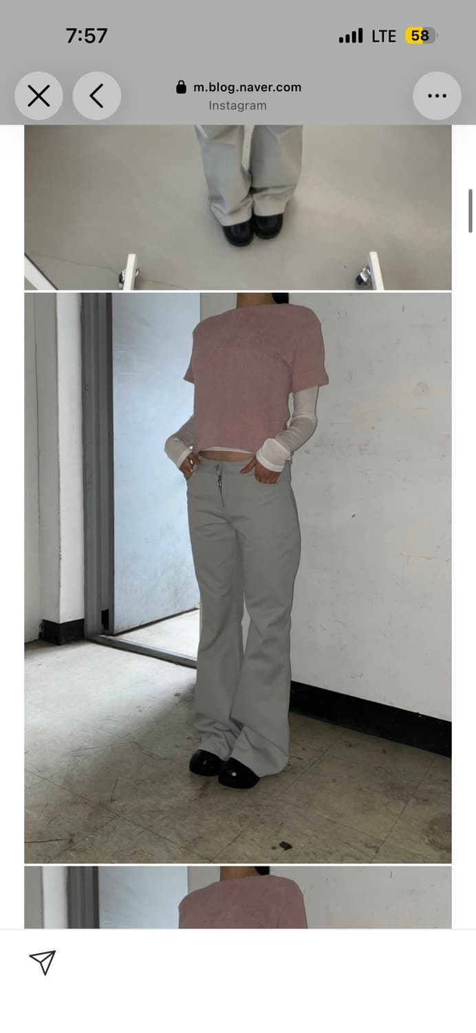 데이도어 부츠컷 그레이 상품이미지3