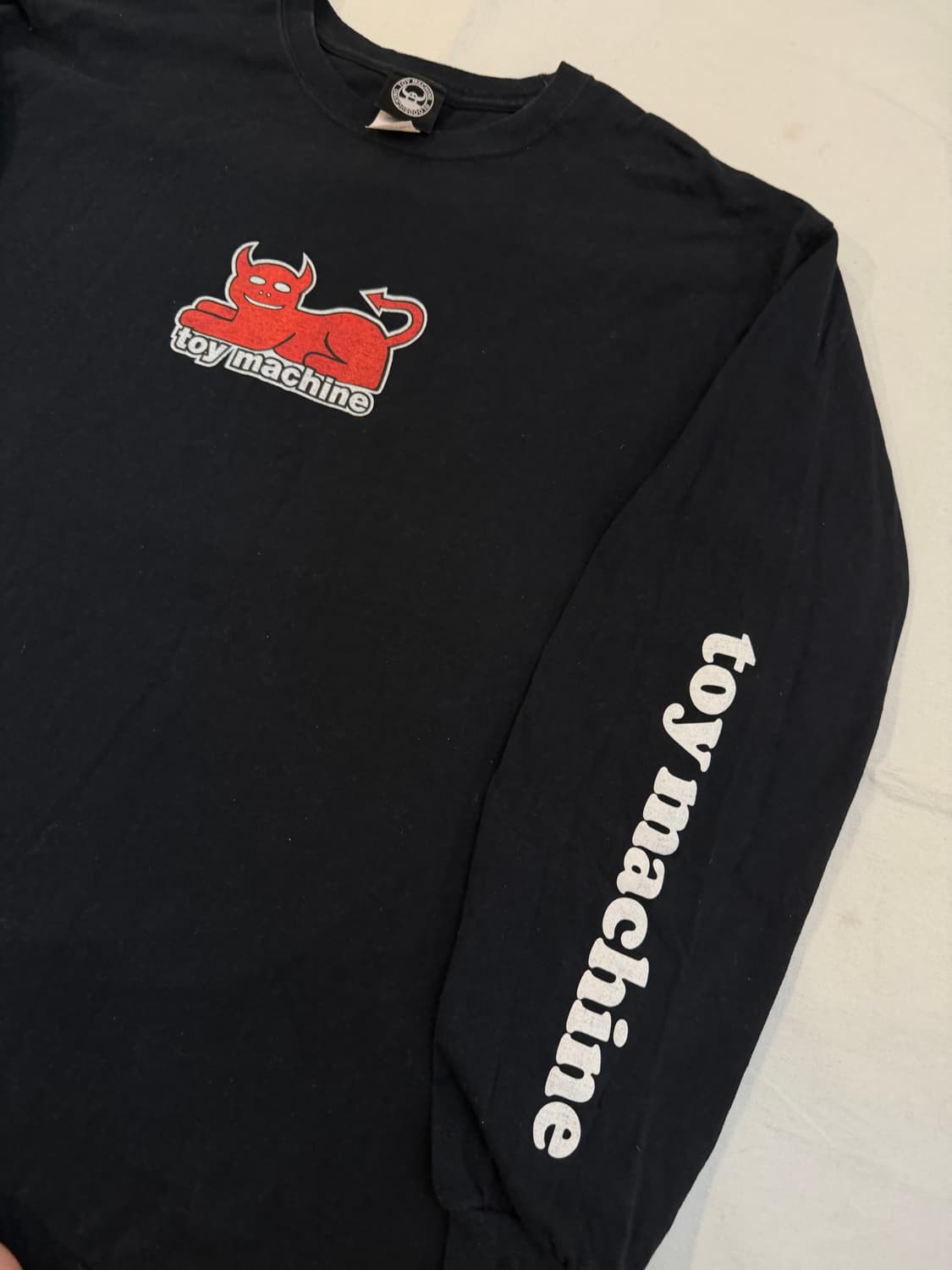 Toy Machine 토이머신 레터링 롱슬리브 블랙 상품이미지2