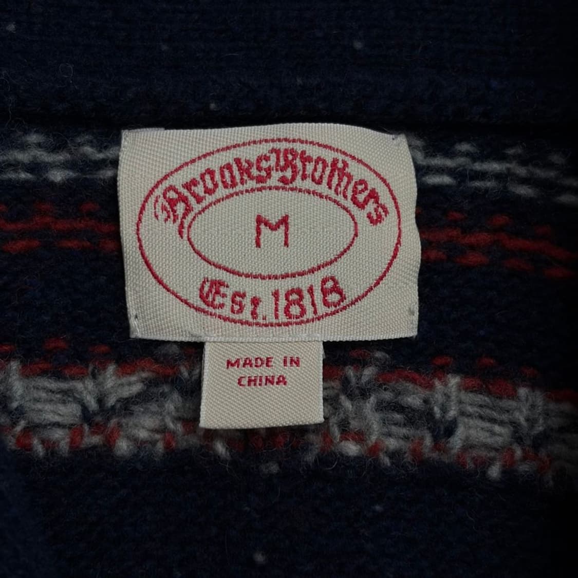 브룩스브라더스 울 블렌드 숄카라 니트 가디건 v1856 상품이미지5