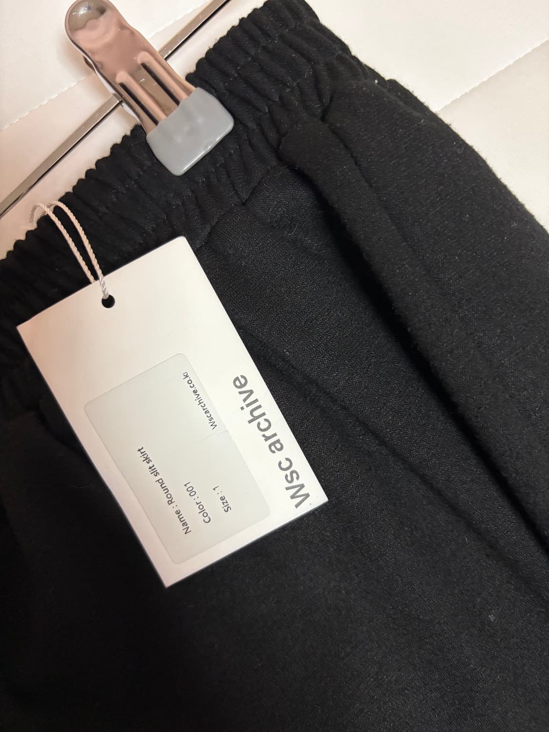 Wsc round slit skirt 더블에스씨 라운드 슬릿 스커트 상품이미지3