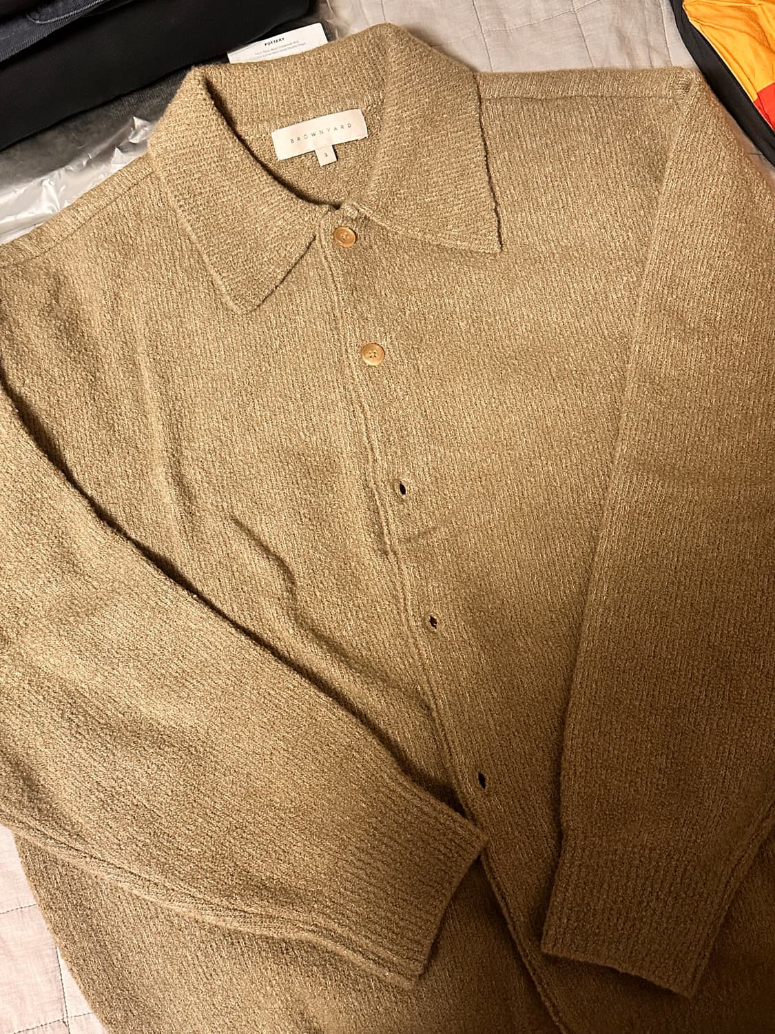 브라운야드 올리브 가디건 3 상품이미지1