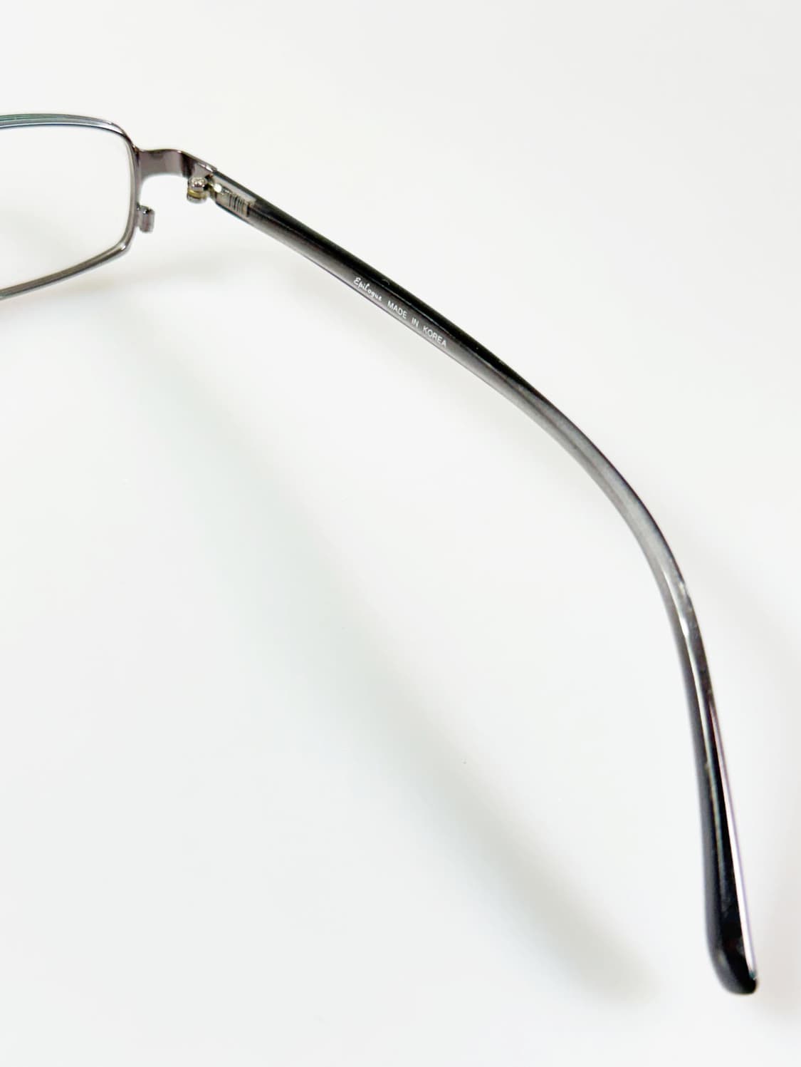 EPILOGUE 다크실버 슬림 스퀘어 메탈 빈티지 안경 상품이미지6