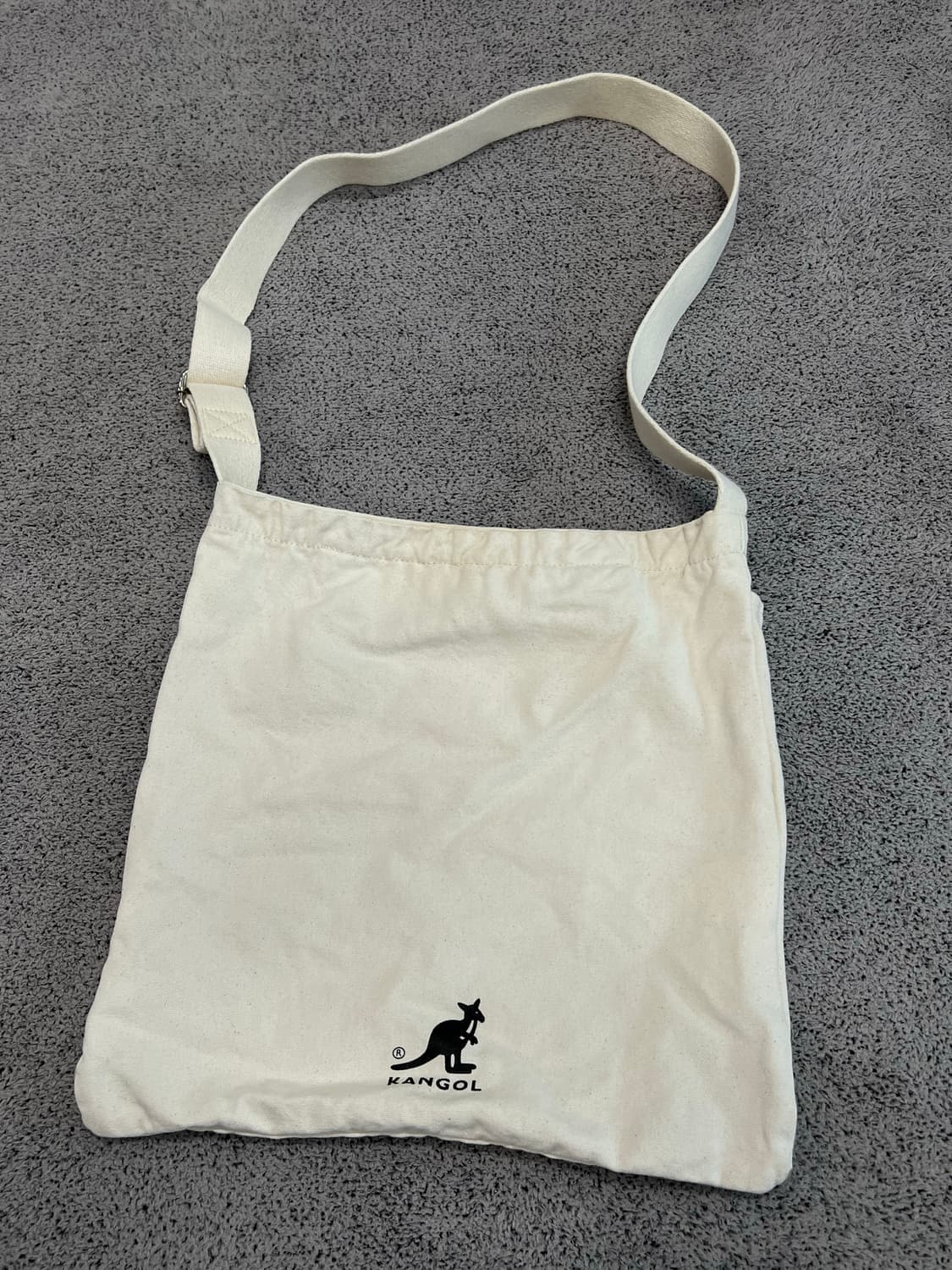 (OS) 캉골 캔버스 크로스백 아이보리 상품이미지1