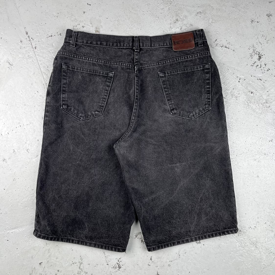 빈티지 Boss Jeans 스케이터 데님 쇼츠 블랙 상품이미지3