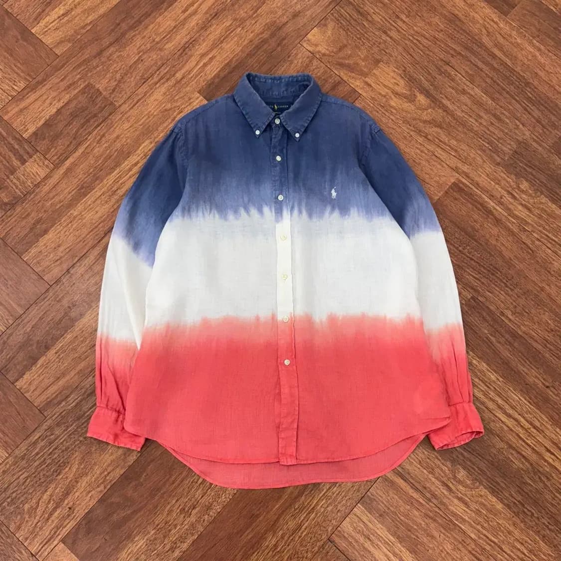 L(105) 폴로 랄프로렌 타이다이 린넨 셔츠  상품이미지1