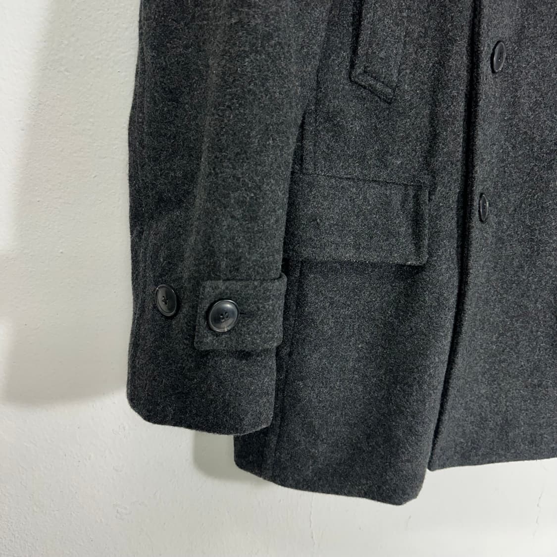 M 유니클로 일본판 차콜 해군 피코트 상품이미지2