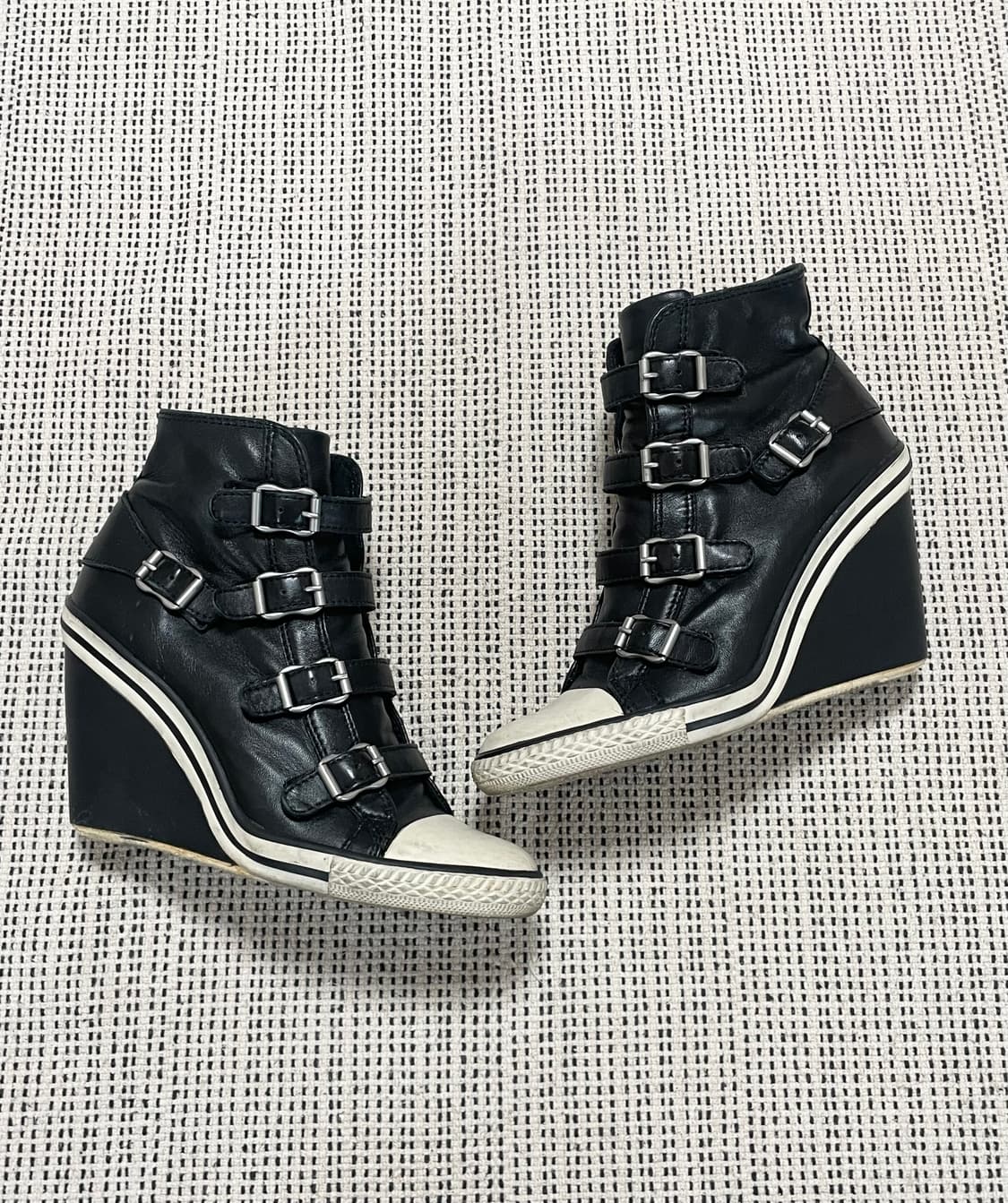 Ash belted leather hightop sneakers 37 상품이미지1