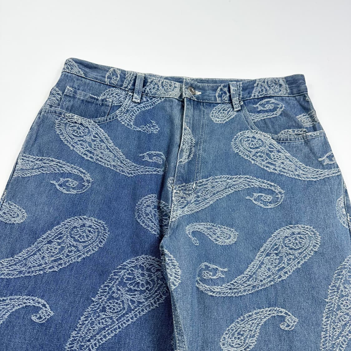 디스이즈네버댓 페이즐리 릴렉스드 데님팬츠 L 상품이미지4