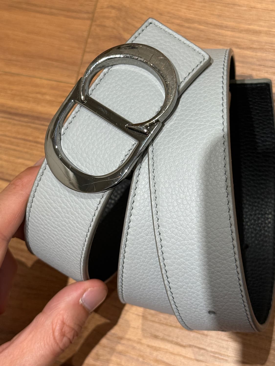 디올 리버서블 벨트 아이콘 버클 35mm 105사이즈 상품이미지2